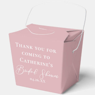 Staubige Rosen-Pink Chic Benutzerdefinierte Hochze Geschenkschachtel