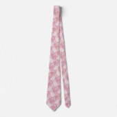 Staubige Rosenblumen-Batik Krawatte (Vorderseite)