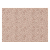 Staubige Rosenblumen-Brokatmuster Tischdecke (Vorderseite (Horizontal))