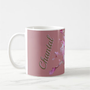 Staubige Rosenblüten Flecken Kaffeetasse Benutzerd