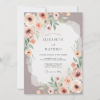 Staubige Rosenmalerei Florale Hochzeit