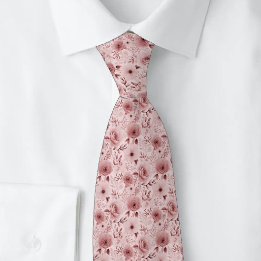 Staubige Rosenrosen Krawatte