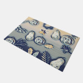 staubiger Kürbis Fußmatte (Schrägansicht)