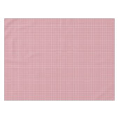 Staubiger Rosen-Rosa-Fensterscheiben-Karo kariert Tischdecke (Vorderseite (Horizontal))