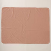 Staubiger Ton Terrakotta Sherpadecke (Vorderseite (Horizontal))