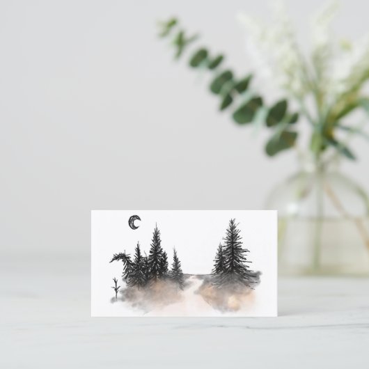 staubiger Wald Visitenkarte (Stehend Vorderseite)