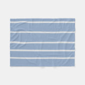 Staubiges Blau Fleecedecke (Vorderseite (Horizontal))