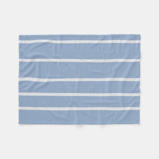 Staubiges Blau Fleecedecke (Vorderseite (Horizontal))