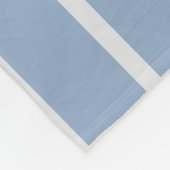 Staubiges Blau Fleecedecke (Ecke)