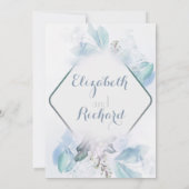 Staubiges blaues einladung (Rückseite)