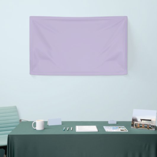 Staubiges Lavendel Einheitsfarbe Banner (Messeveranstaltung)
