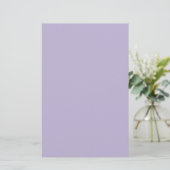 Staubiges Lavendel Einheitsfarbe Briefpapier (Stehend Vorderseite)