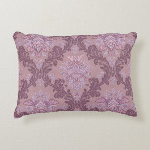 Staubiges Lavendel-Rosa-Mauve-Lila-elegantes Damas Dekokissen