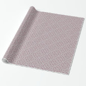 Staubiges malvenfarbenes griechisches geschenkpapier (Ungerollt)