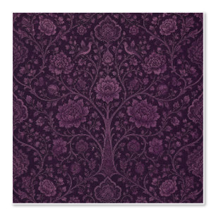 Staubiges Mauve Persischer Lebensbaum Wallpaper (c Tapete