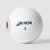 Staubiges Rosa Golfball (Logo)