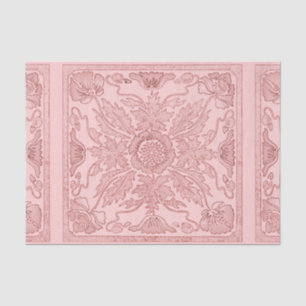 Staubiges Rosa - Kunst Nouveau Seidenpapier