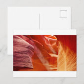 Staubpartikel im Lichtstrahl Postkarte (Vorne/Hinten)