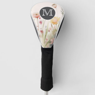 Staubrosa Aquarell-Wildblumen-Golfkopfabdeckung Golf Headcover