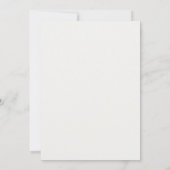 Staubrosa Blätterhochzeit Einladung (Rückseite)