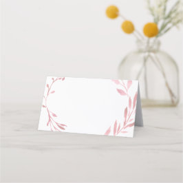 staubrosa Blattwerk Platzkarte