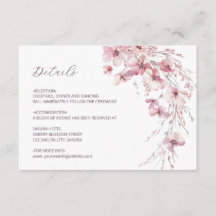 Staubrosa Boho-Wildblumen-Details