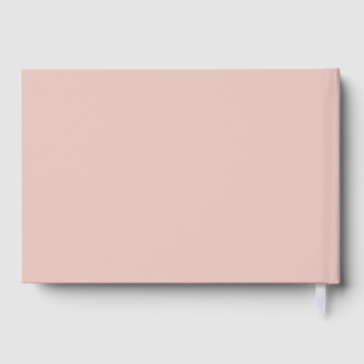 Staubrosa Interlocks Romantische Hochzeit Gästebuch (Rückseite)