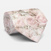Staubrosa Rosen Krawatte (Gerollt)