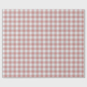 Staubrosa Rustikal Gingham Geschenkpapier (Flach)