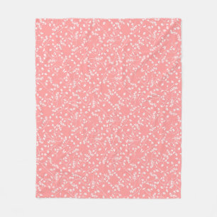 Staubrosa Vintage-Blumenmuster-Fleece-Decke Fleecedecke