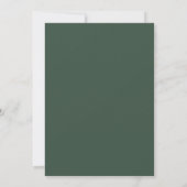 Staubrosa Wasserfarben-Hochzeit Einladung (Rückseite)