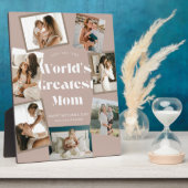 Staubrosa Weltbeste Mama 7 Foto-Collage Fotoplatte (Seite)
