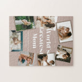 Staubrosa Weltbeste Mama 7-Foto-Collage Puzzle (Horizontal)