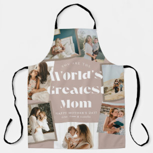 Staubrosa Weltbeste Mama 7-Foto-Collage Schürze