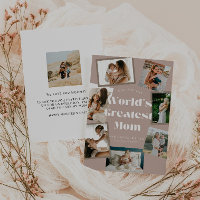 Staubrosa Weltbeste Mama Foto Muttertag