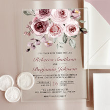 Staubrosafarbene Rosen Hochzeit