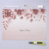 Staubrosafarbenes Blumenseidenpapier Seidenpapier (Handwerk)