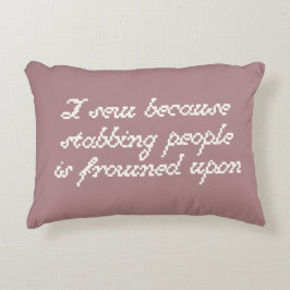 Staubrosafarbenes geometrisches Quiltmuster-Wurfki Dekokissen