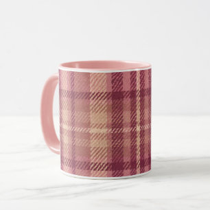 Staubrosé Warm Gedämpfte Pinks Rosige Farbtöne Kar Tasse