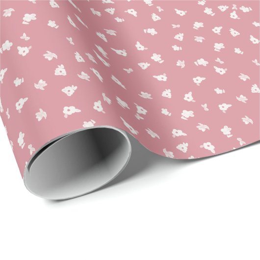 Staubrosen-Blumenverpackungspapier Geschenkpapier (Rolleneckpunkt)