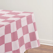 Staubrosen-Schachbrettmuster Tischdecke (Beispiel)