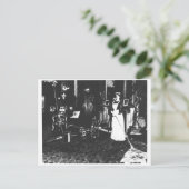 Staubsauger am Arbeitsplatz Postkarte (Stehend Vorderseite)