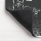Staubsauger bei der Arbeit Mousepad (Ecke)