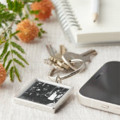 Staubsauger bei der Arbeit Schlüsselanhänger (Seite)