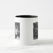 Staubsauger bei der Arbeit Tasse (Zentrum)