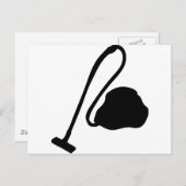 Staubsauger Postkarte (Vorne/Hinten)