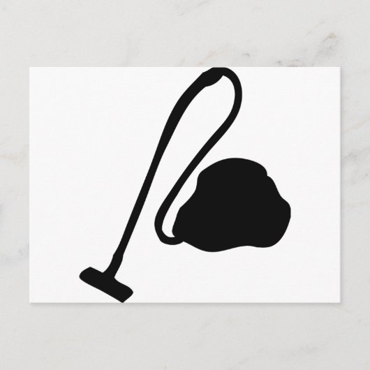 Staubsauger Postkarte (Vorderseite)