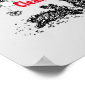 Staubsauger Reinigung Fee Kaninchen Humorer Witzig Poster (Ecke)