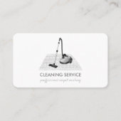 Staubsauger Teppichwasher silber grau Visitenkarte (Vorderseite)
