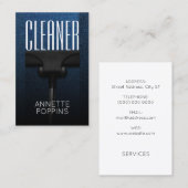 Staubsaugerabdeckung Visitenkarte (Vorne/Hinten)